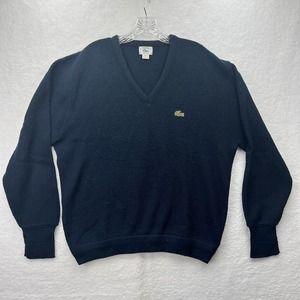 Vintage Izod Lacoste Sweater Mens Sz Xl Blue Orlo… - image 1